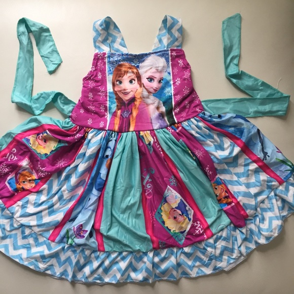 Frozen Elsa Anna Cute Twirl Dress - Picture 6 of 7